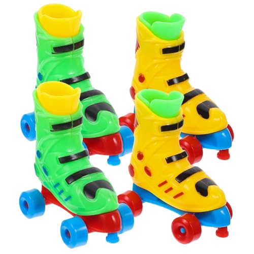 Yardwe 2 Paar Finger Skate Toy Lebensechte Finger Rollschuhe für Stressabbau und Unterhaltung für Tischdekoration und Spaß Zufällige Farbe Yardwe 2 Paar Finger Skate Toy Lebensechte Finger Rollschuhe für Stressabbau und Unterhaltung für Tischdekoration und Spaß Zufällige Farbe von Yardwe