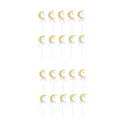 Yardwe 2 Sätze Backen Dekoration Kuchendeckel Mond Und Sterne Sahnetortenaufsatz Mondkuchen Topper Mond-cupcake-topper Mondstern Cupcake Topper Papier 20 Stück * 2 Yardwe 2 Sätze Backen Dekoration Kuchendeckel Mond Und Sterne Sahnetortenaufsatz Mondkuchen Topper Mond-cupcake-topper Mondstern Cupcake Topper Papier 20 Stück * 2 von Yardwe