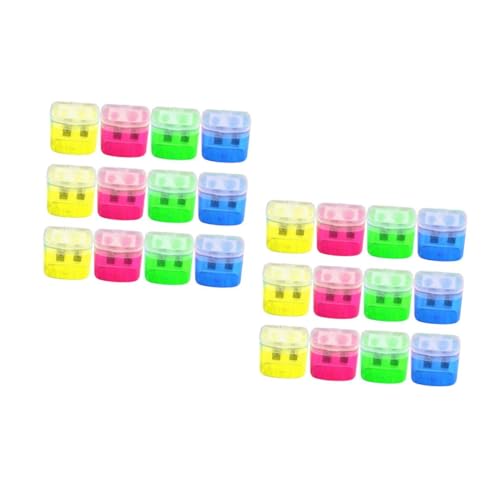 Yardwe 2 Sätze Bleistiftspitzer Aus Kunststoff Buntstiftspitzer Bleistiftspitzer Für Die Schule Farbig Anspitzer Bleistiftschärfer Make-up- Zufällige Farbe 12 Stück * 2 Yardwe 2 Sätze Bleistiftspitzer Aus Kunststoff Buntstiftspitzer Bleistiftspitzer Für Die Schule Farbig Anspitzer Bleistiftschärfer Make-up- Zufällige Farbe 12 Stück * 2 von Yardwe