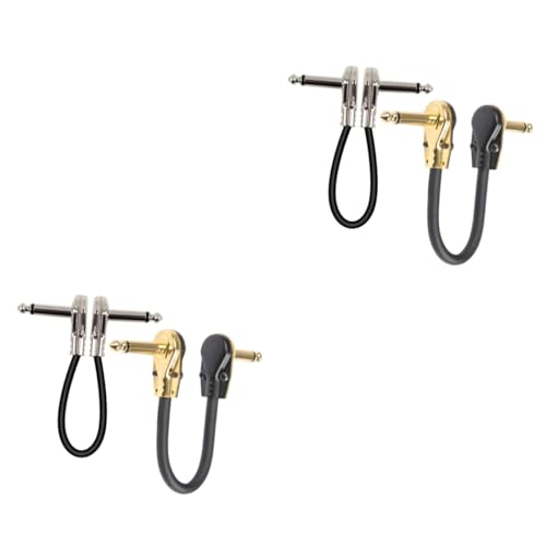 Yardwe 2 Sätze Gitarren Patchkabel Flachstecker Für Elektrische Gitarren Kompatibel Mit Effektpedalen Und Musikinstrumenten Langlebig Und Leicht Einfache Installation 2 Stück * 2 Yardwe 2 Sätze Gitarren Patchkabel Flachstecker Für Elektrische Gitarren Kompatibel Mit Effektpedalen Und Musikinstrumenten Langlebig Und Leicht Einfache Installation 2 Stück * 2 von Yardwe