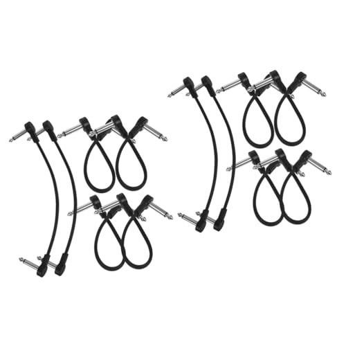 Yardwe 2 Sätze Gitarrendraht Aufgerollt Kabel Isoliert Stecker Instrument Führen Farbig Wirkung Schnüre Mit Professional Sauerstofffreies Kupfer Black 6 Stück * 2 Yardwe 2 Sätze Gitarrendraht Aufgerollt Kabel Isoliert Stecker Instrument Führen Farbig Wirkung Schnüre Mit Professional Sauerstofffreies Kupfer Black 6 Stück * 2 von Yardwe