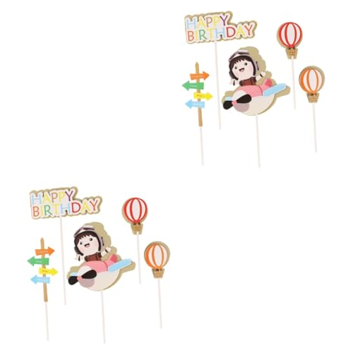 Yardwe 2 Sätze Kuchen Dekorations Mit Fliegenden Piloten Kuchen Topper Für Kindergeburtstage Kreative Tortendekoration Für Themenpartys Und Sicher 25 Stück * 2 Yardwe 2 Sätze Kuchen Dekorations Mit Fliegenden Piloten Kuchen Topper Für Kindergeburtstage Kreative Tortendekoration Für Themenpartys Und Sicher 25 Stück * 2 von Yardwe