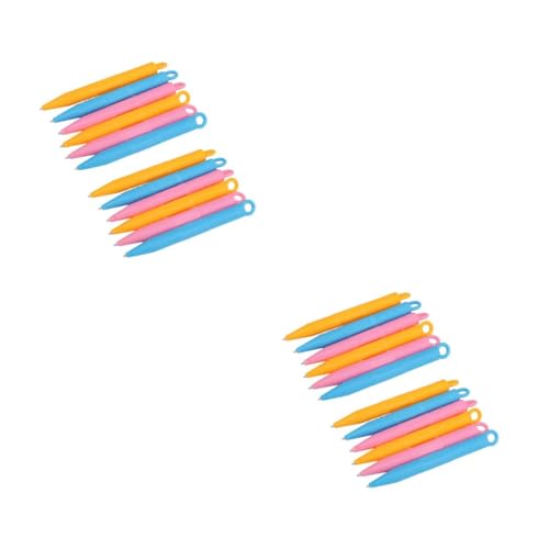 Yardwe 2 Sätze Zeichenbrett Stift Kleinkindspielzeug Zeichenbrett Zeichenblock Kinderspielzeug Schreibtafel Spezielle Stifte Stifte Magnet Zufällige Farbe 12 Stück * 2 von Yardwe
