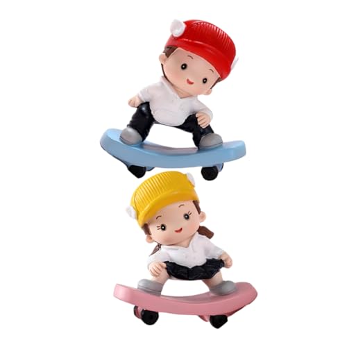 Yardwe 2 Stück Automobilharz -Handwerksverzierungen Junge-Mädchen-Figur aus Kunstharz gefälschte Mädchenfigur Harzfiguren Mädchenfigur Kuchendekor Cartoon-Kuchen- kleine Kinderfigur Yardwe 2 Stück Automobilharz -Handwerksverzierungen Junge-Mädchen-Figur aus Kunstharz gefälschte Mädchenfigur Harzfiguren Mädchenfigur Kuchendekor Cartoon-Kuchen- kleine Kinderfigur von Yardwe
