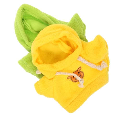Yardwe 2 Stück Bärenpuppen-Sweatshirt Mini Outfits Figur tragen ausgestopft Bärenpuppe Kleidung Hoodie-Dekoration für Puppen Bärenzubehör selber Machen austauschbare Bärenkleidung Stoff von Yardwe