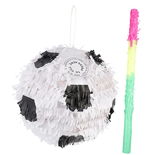 Yardwe 2 Stück Fußball Pinata mit Fußball Geburtstagsdeko für Sport und Fußballpartys Befüllbar mit Süßigkeiten und Kleinen Spielsachen Yardwe 2 Stück Fußball Pinata mit Fußball Geburtstagsdeko für Sport und Fußballpartys Befüllbar mit Süßigkeiten und Kleinen Spielsachen von Yardwe