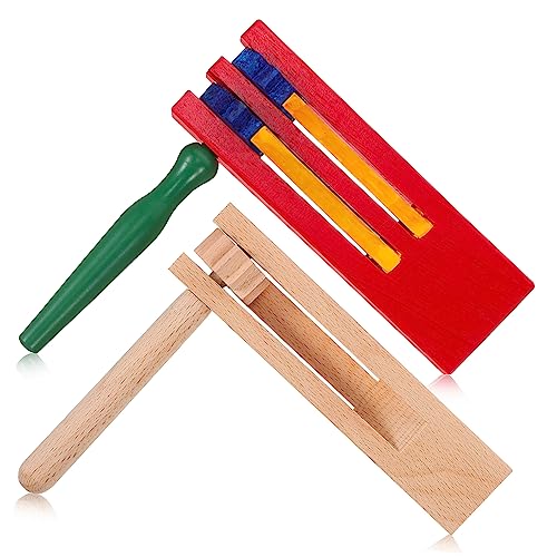 Yardwe 2 Stück Holzratsche mit Bunten und Naturfarbenen Klangbrettern Robuste Holz Geräuschmacher Kindgerechtes Percussion Instrument für Musikförderung Parties und Familienaktivitäten Yardwe 2 Stück Holzratsche mit Bunten und Naturfarbenen Klangbrettern Robuste Holz Geräuschmacher Kindgerechtes Percussion Instrument für Musikförderung Parties und Familienaktivitäten von Yardwe