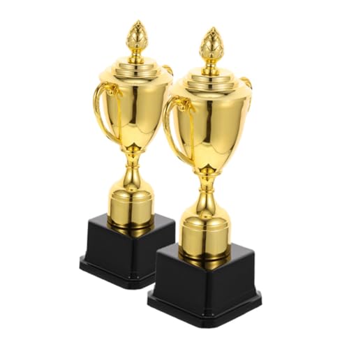 Yardwe 2 Stück Kindertrophäen Party Wettbewerbstrophäen Preistrophäen Für Meisterschaftstrophäen Studentendekorationen Zeremonie Große Trophäendekoration Für Gewinntrophäe Aus von Yardwe