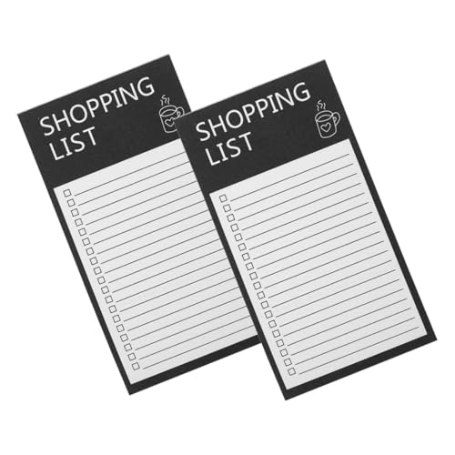 Yardwe 2 Stück Magnetische Notizblöcke für Kühlschrank Wiederverwendbar Einkaufsliste To Do Liste Selbstklebende Haftnotizen Einzigartiges Design Yardwe 2 Stück Magnetische Notizblöcke für Kühlschrank Wiederverwendbar Einkaufsliste To Do Liste Selbstklebende Haftnotizen Einzigartiges Design von Yardwe