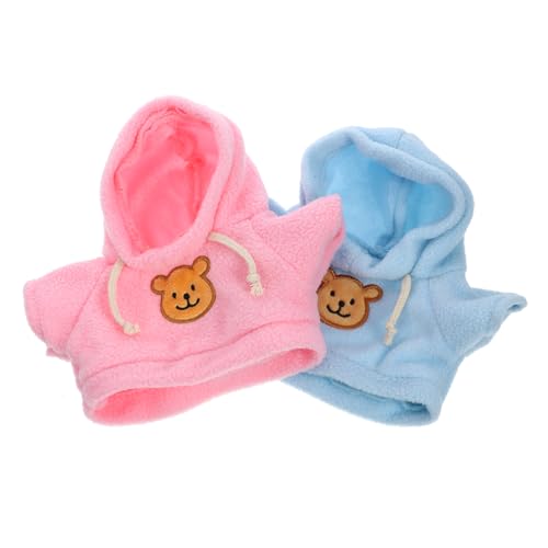 Yardwe 2 Stück Puppen Ersetzen Kleidung Outfit Tragen Plüsch Austauschbare Puppenkleidung Wiederverwendbares Puppenkostüm Kompaktes Puppenkostüm Kompakte Puppenkleidung Stoff von Yardwe