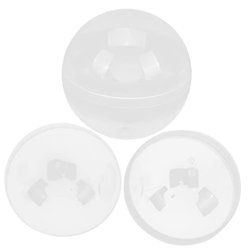 Yardwe 2 Stück - geformt Ball Kind klein bunt kaugummi reinigungstabletten kaffeevollautomaten Leere Kugeln zum füllen Hohlkugeln aus Kunststoff Plastik Transparent Yardwe 2 Stück - geformt Ball Kind klein bunt kaugummi reinigungstabletten kaffeevollautomaten Leere Kugeln zum füllen Hohlkugeln aus Kunststoff Plastik Transparent von Yardwe