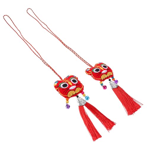 Yardwe 2 Stücke Tiger Anhänger Niedliche Tiger Deko für Taschen und Glücksbringer Breit mit Schnur für Dekoration Yardwe 2 Stücke Tiger Anhänger Niedliche Tiger Deko für Taschen und Glücksbringer Breit mit Schnur für Dekoration von Yardwe