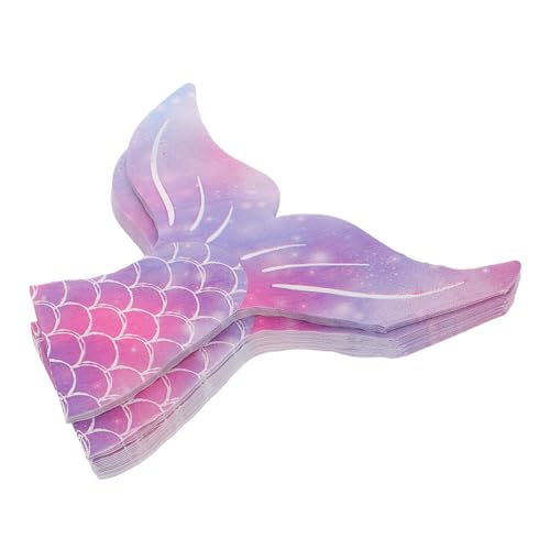 Yardwe 20 Blatt Meerjungfrau Serviette Unter Dem Meer Gastgeschenke Meerjungfrau Geburtstagsdekoration Party -dekorationen Für Meeresmotiven -serviette Papier Violett Yardwe 20 Blatt Meerjungfrau Serviette Unter Dem Meer Gastgeschenke Meerjungfrau Geburtstagsdekoration Party -dekorationen Für Meeresmotiven -serviette Papier Violett von Yardwe