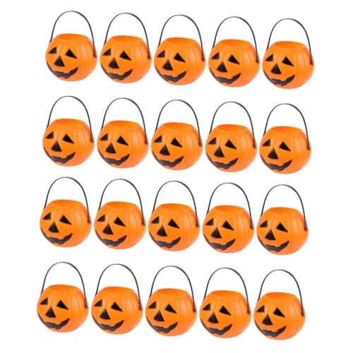 Yardwe 20 Stück Kürbis Eimer Stichworte Halloween Decor Outdoor Kürbisse Kürbiskömer Klein Inhaber Halter Kürbis-süßigkeiten-eimer Tragbarer Kürbiseimer Halloween -dekorationen Orange Yardwe 20 Stück Kürbis Eimer Stichworte Halloween Decor Outdoor Kürbisse Kürbiskömer Klein Inhaber Halter Kürbis-süßigkeiten-eimer Tragbarer Kürbiseimer Halloween -dekorationen Orange von Yardwe