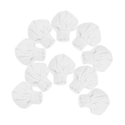 Yardwe 20 Stück Mini Chef Hüte für Basteln Süße Kleine Kochmützen aus Flexiblem Stoff Mini Puppenhut Zubehör für DIY Dekorationen und Kleine Figuren von Yardwe