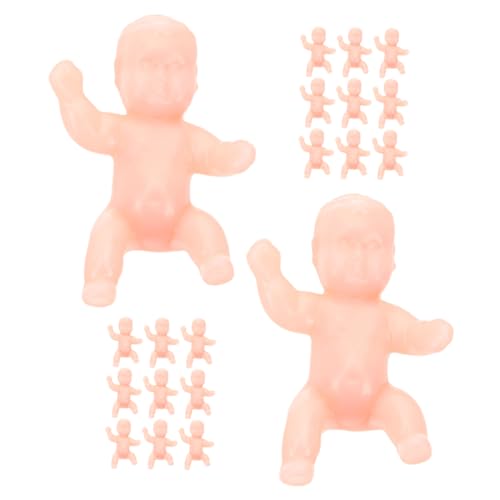 Yardwe 20 Stück Mini Eiswürfel Babyparty Mini Babys Mini Babypuppen Partyzubehör Für Babys Kleine Babyfiguren Babyspielzeug Partygeschenk Badespielzeug Kleine Babys von Yardwe