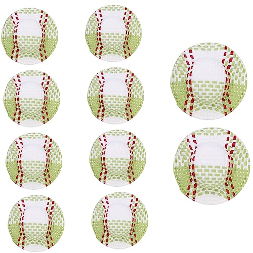 Yardwe 20 Stück Puppenhaus Strohhut Zubehör Für Babypuppen Puppenhut Mini-strickmützen Aus Strohimitat DIY Miniatur Party Stoff Kleine Puppen Strohpuppe Mini -Strohhut Papier von Yardwe