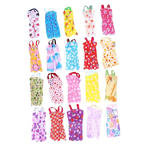 Yardwe 20 Stück Puppenkleidung Spielkleidung Anziehen Zubehör Zum Ankleiden Von Puppen Puppenkleid Spiel Puppe Verkleiden Sich Kleidung 29cm Puppenkleid Stoff von Yardwe