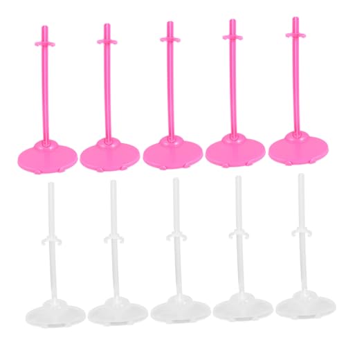 Yardwe 20 Stück Teiliges Puppenständer Universeller Halter aus Transparente Stützen für Puppen Display und Dekoration von Yardwe