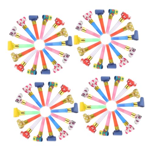 Yardwe 200 Stück Party Bläser Pfeifen Bunte Glitzer Geräuschmacher mit Hohem für Geburtstagsfeier und Partyzubehör Yardwe 200 Stück Party Bläser Pfeifen Bunte Glitzer Geräuschmacher mit Hohem für Geburtstagsfeier und Partyzubehör von Yardwe
