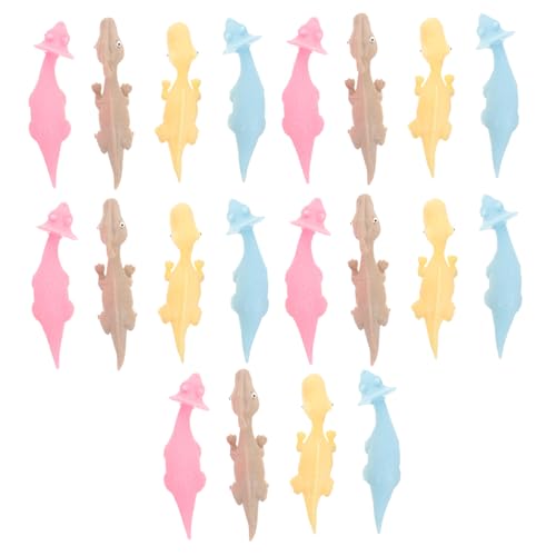 Yardwe 20Stücke Dinosaurier Finger Elastische Fliegende Dinosaurier Schleudern Party Für Zufällige Farben Perfektes Mitgebsel Für Dinosaurier Fans von Yardwe