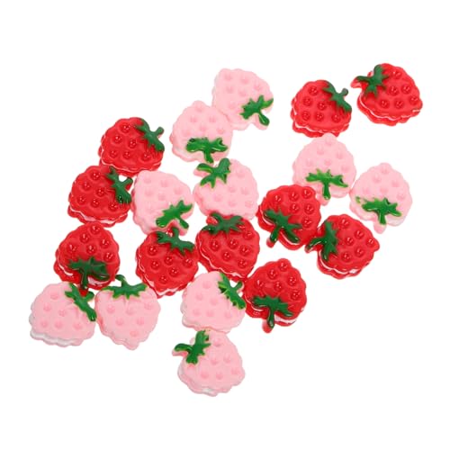 Yardwe 20Stücke Erdbeer Harzanhänger mit Flacher Rückseite Niedliche Miniatur Keks Dekorationen für DIY Verzierungen für Schmuckherstellung Scrapbooking und Kreative Projekte Yardwe 20Stücke Erdbeer Harzanhänger mit Flacher Rückseite Niedliche Miniatur Keks Dekorationen für DIY Verzierungen für Schmuckherstellung Scrapbooking und Kreative Projekte von Yardwe