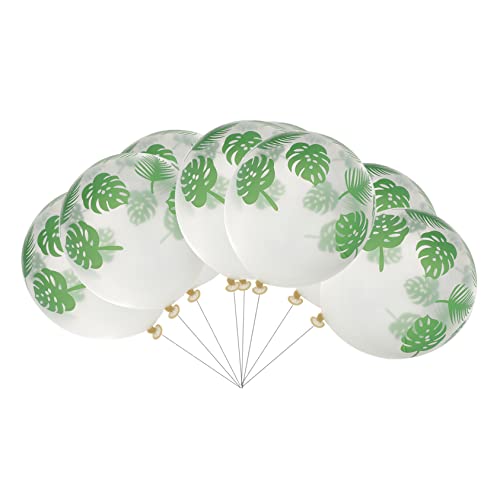 Yardwe 20Stücke Monstera Ballons Dekorative Luftballons Für Partys Hochzeiten Und Sommerfeste Transparente Designs Für Tropische Deko von Yardwe