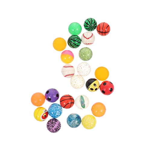 Yardwe 24 Stück Bunte Hüpfbälle für Lustige Sprungbälle für Geburtstagsfeiern und Freizeitaktivitäten Zufällige Designs Yardwe 24 Stück Bunte Hüpfbälle für Lustige Sprungbälle für Geburtstagsfeiern und Freizeitaktivitäten Zufällige Designs von Yardwe