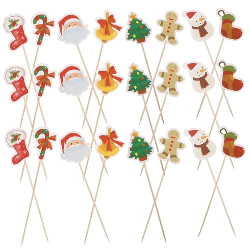 Yardwe 24 Stück Weihnachtsgeschirr Kuchendekorationen Cupcake Toper Hochzeitsfeierdekorationen Cupcake Topper zum Geburtstag Kuchen -Topper Cupcake -Topper hölzern Yardwe 24 Stück Weihnachtsgeschirr Kuchendekorationen Cupcake Toper Hochzeitsfeierdekorationen Cupcake Topper zum Geburtstag Kuchen -Topper Cupcake -Topper hölzern von Yardwe