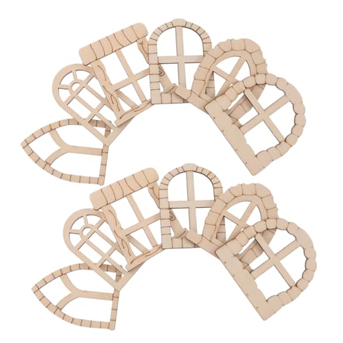 Yardwe 25 Stück Miniatur Tür und Fenster Set Holz Teiliges Unbemaltes Diy Bastelset für Garten Balkon und Hofdekorationen Ergänzung für Feengärten und Kreative Projekte Yardwe 25 Stück Miniatur Tür und Fenster Set Holz Teiliges Unbemaltes Diy Bastelset für Garten Balkon und Hofdekorationen Ergänzung für Feengärten und Kreative Projekte von Yardwe