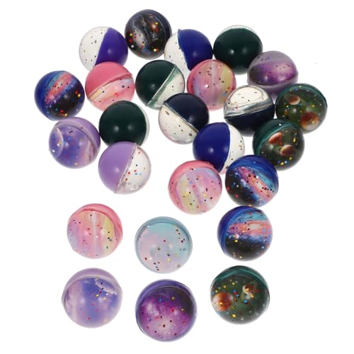 Yardwe 25 Stück Sternhüpfball für spielzeuge für geburtstagsgeschenk draußen Platz bunt Party mit springenden Bällen kleine Spielkugeln Gummi von Yardwe