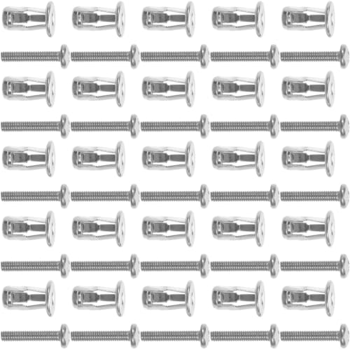 Yardwe 25 Stück Teiliges Hohlraumdübel Verzinkten Petal Expansion Nuts Rostfreie Schrauben und Muttern Langlebige Türankerbefestigung für Gipskarton und Hohlwände Einfache Installation von Yardwe