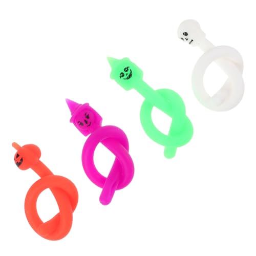 Yardwe 25Stücke Elastische Schnurspielzeuge Dehnbares Sinnesspielzeug Für Halloween Themen Kürbisse Hexen Und Sowie Schädel Stressabbau von Yardwe