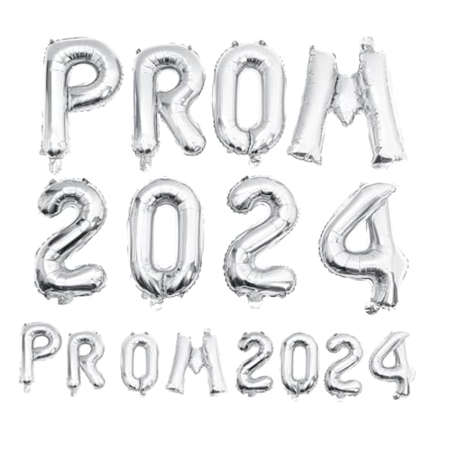 Yardwe 2Sätze Folienballons Abschlussfeier Dekoration Luftballons Für Inneneinrichtung Silberne Prom Ballons Für Graduierungsfeier Party Zubehör Feierlichkeiten von Yardwe