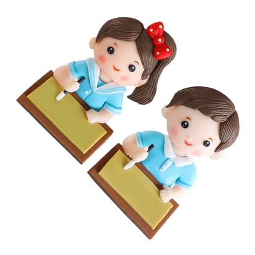 Yardwe 2Stücke Abschlussfeier Kuchen Toppers Schulfeier Dekoration Für Desserts Und Junge Und Figuren Für Unvergessliche Yardwe 2Stücke Abschlussfeier Kuchen Toppers Schulfeier Dekoration Für Desserts Und Junge Und Figuren Für Unvergessliche von Yardwe
