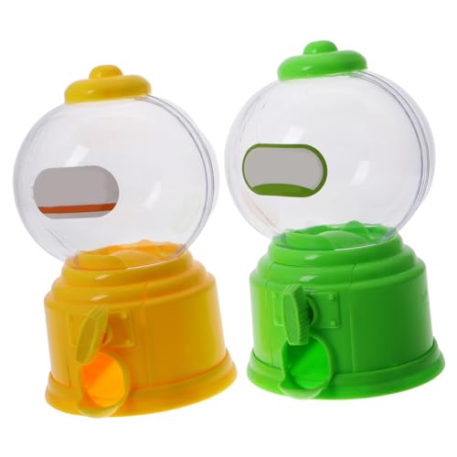 Yardwe 2Stücke Mini Süßigkeitenmaschine für Schreibtisch Bonbonspender für Partys Kreative Leckereien Halter und Süßes Design für von Yardwe