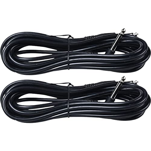 Yardwe 2Stücke Professionelles Audiokabel für Gitarre Langlebiges Flexibles Gitarrenkabel mit Abschirmung für Optimale Klangübertragung und Bühnenperformance von Yardwe