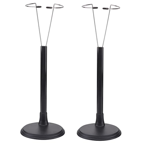 Yardwe 2Stücke Puppenständer Verstellbarer Doll Bracket Support Für Puppen Stabiler Und Robuster Spielzeugständer Für Platzsparende Aufbewahrung Zu Hause von Yardwe