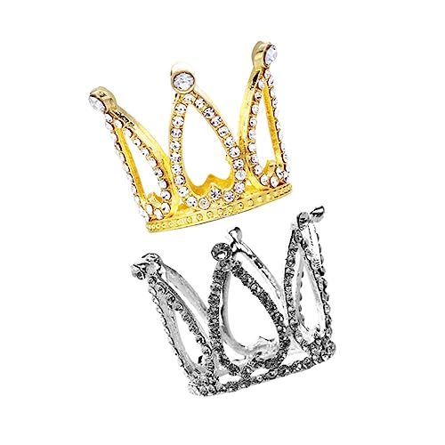 Yardwe 2Stücke Tiara Dekorationsset Und Ornamente Für Geburtstagsfeiern Und Besondere Anlässe Dekorative Für Ihre Torte Yardwe 2Stücke Tiara Dekorationsset Und Ornamente Für Geburtstagsfeiern Und Besondere Anlässe Dekorative Für Ihre Torte von Yardwe