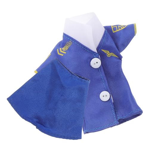 Yardwe 2pcs Girls Doll Kleidung Set Für 30 cm Puppen Stilvolle Flugbegleiter Kostüm Uniform Und Rock Set Doll Dress -up Accessoires Für Mädchen Kreative Spielbedarf von Yardwe