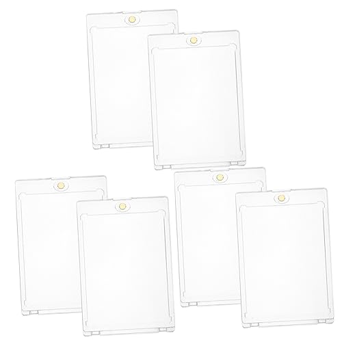Yardwe 3 Sätze Magnetische Kartenhüllen Für Sports Cards Transparentes Acryl Kartenetui Mit Magnetverschluss Für Sammelkarten Spielkarten Und Sportkartenaufbewahrung 2 Stück * 3 Yardwe 3 Sätze Magnetische Kartenhüllen Für Sports Cards Transparentes Acryl Kartenetui Mit Magnetverschluss Für Sammelkarten Spielkarten Und Sportkartenaufbewahrung 2 Stück * 3 von Yardwe