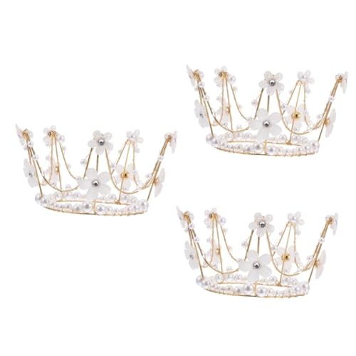 Yardwe 3 Stck. Kronenform Kuchen Dekoration aus Eleganter Cake Topper für Hochzeiten Geburtstagsfeiern und Besondere Anlässe Haarschmuck und Tischdeko Yardwe 3 Stck. Kronenform Kuchen Dekoration aus Eleganter Cake Topper für Hochzeiten Geburtstagsfeiern und Besondere Anlässe Haarschmuck und Tischdeko von Yardwe