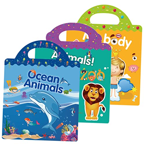 Yardwe 3 Stickerbuch Selber Machen Buchaufkleber Childrens Sticker Books Aufkleberbuch Für Cartoon -Aufkleber Kinderstockbücher Süßes Stickerbuch Stickerbücher Für Papier von Yardwe