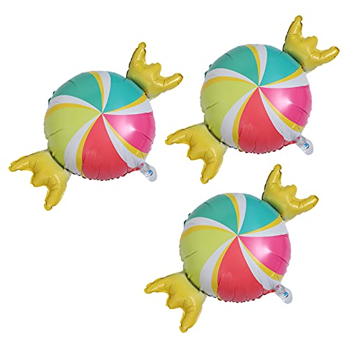Yardwe 3 Stück Folienballons für Bunte Party Deko Foto Requisiten für Geburtstagsfeiern Hochzeiten Robuste und Langlebige Luftballons von Yardwe