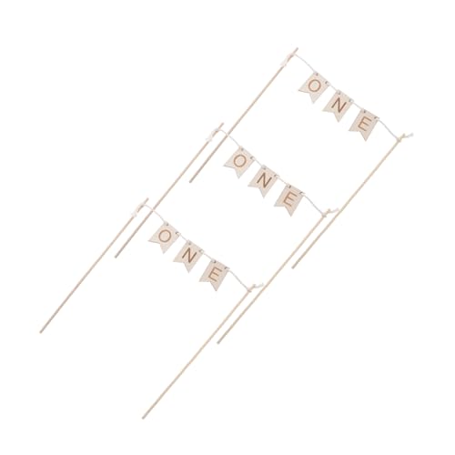 Yardwe 3 Stück Holz Cake Topper One mit Banner Gravur Natürliche Tortendeko für Geburtstag Vielseitige Party Picks für Junge Mädchen Erste Geburtstagsparty Handgefertigte Kuchenverzierung Yardwe 3 Stück Holz Cake Topper One mit Banner Gravur Natürliche Tortendeko für Geburtstag Vielseitige Party Picks für Junge Mädchen Erste Geburtstagsparty Handgefertigte Kuchenverzierung von Yardwe