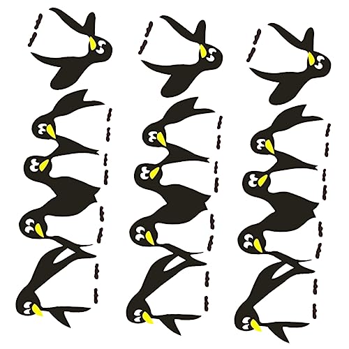 Yardwe 3 Stück Pinguin Kühlschrank Aufkleber Selbstklebend Material Abnehmbare Wanddeko Für Kinderzimmer Wohnzimmer Schlafzimmer Multisurface Geeignet von Yardwe