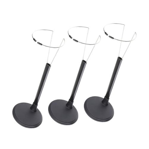Yardwe 3 Stück Stützrahmen Für Puppen Klein Wunsch Babypuppen Steht Puppen Für Mädchen Stand Puppenständer Halter Puppenregal Unterstützung Für Indoor-Puppen Black PVC von Yardwe