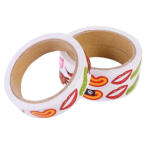 Yardwe 3 Stück Teiliges Mundaufkleber für Kreative Diy Projekte Selbstklebende Sticker für Basteln Verzieren von Wasserflaschen Scrapbooks und Mehr von Yardwe