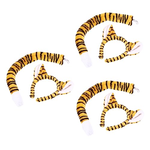 Yardwe 3 Stück Tiger Stirnband Cosplay-Tierschwänze Stirnband für die Kinderbühne Partyzubehör Cosplay-Kopfschmuck für Tierschwänze aus Stoff Cosplay Tierschwanz Plastik Yardwe 3 Stück Tiger Stirnband Cosplay-Tierschwänze Stirnband für die Kinderbühne Partyzubehör Cosplay-Kopfschmuck für Tierschwänze aus Stoff Cosplay Tierschwanz Plastik von Yardwe