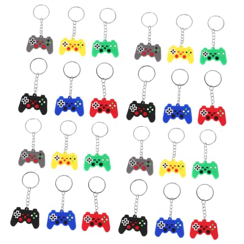 Yardwe 30 Stück Controller-schlüsselanhänger Partygeschenke Für Videospiele Gaming-partygeschenke Videospiel-schlüsselanhänger Kieselgel von Yardwe